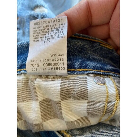 Levi's 514 Slim Straight Jeans 36x30 - Picture 7 of 11